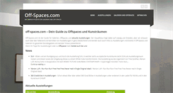 Desktop Screenshot of off-spaces.com