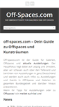 Mobile Screenshot of off-spaces.com